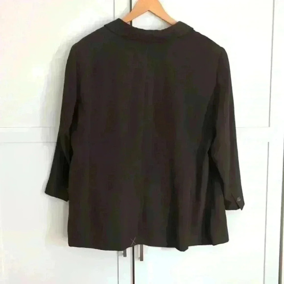 LOFT | Dark Olive Green 3/4  Length Sleeves Lightly Lined BlazerVarious … - Picture 3 of 6